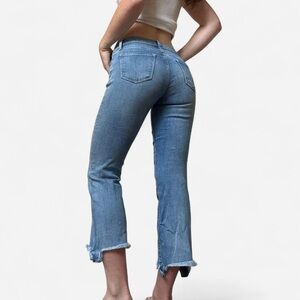 J Brand cropped ankle mid rise jeans